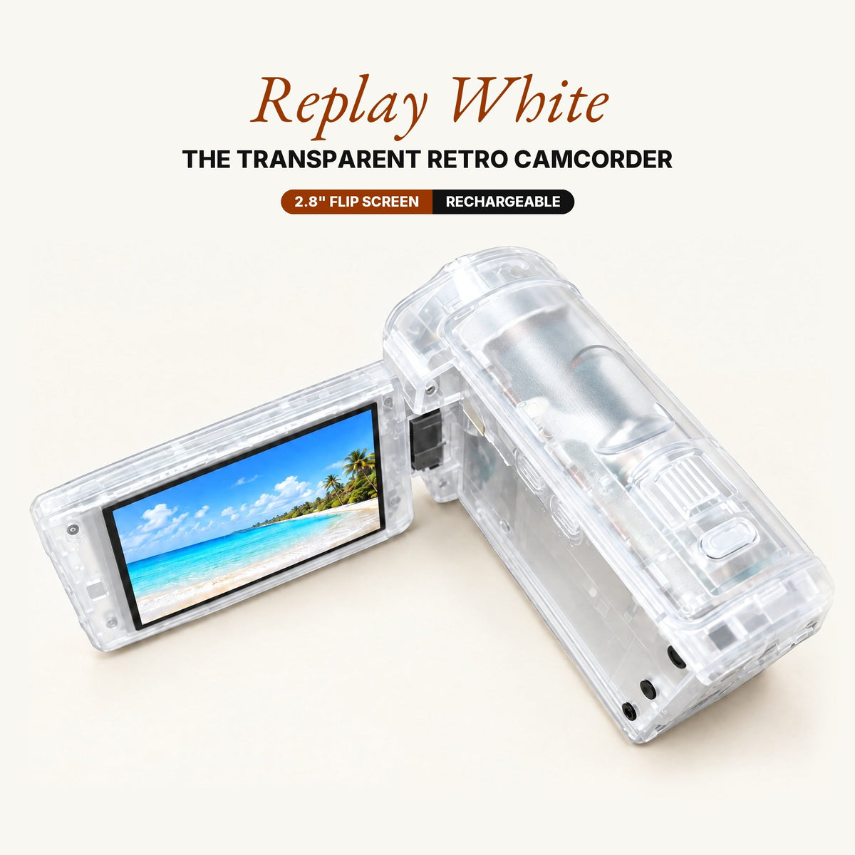 TimeLens® Replay Camcorder – White - TIMELENS US