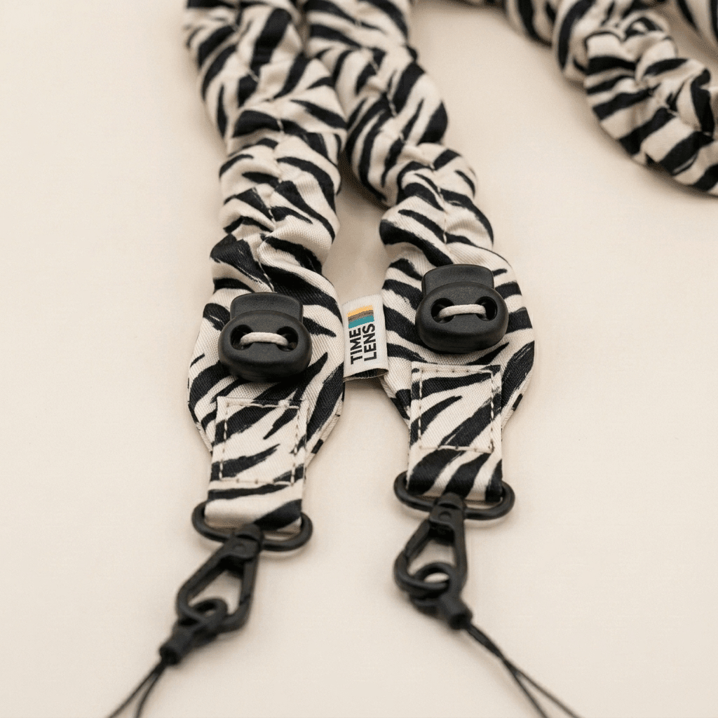 Tracolla per borsa – Cream Zebra - TIMELENS US