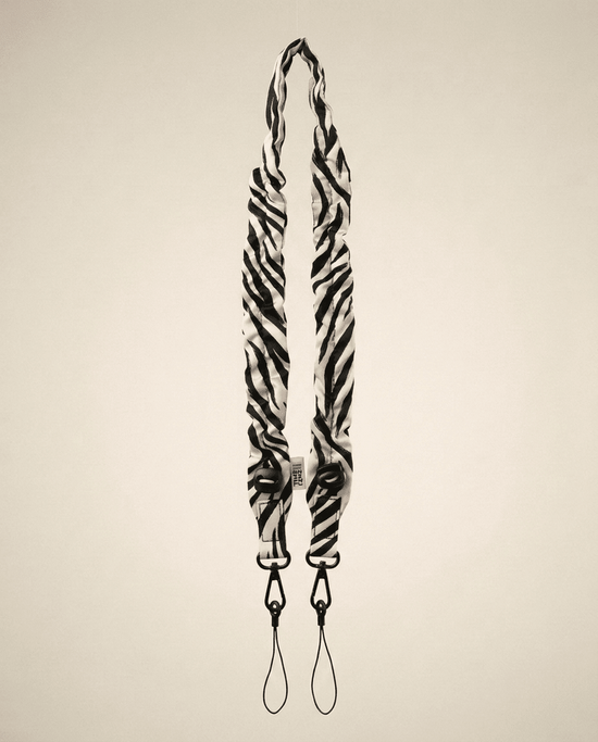 Tracolla per borsa – Cream Zebra - TIMELENS US