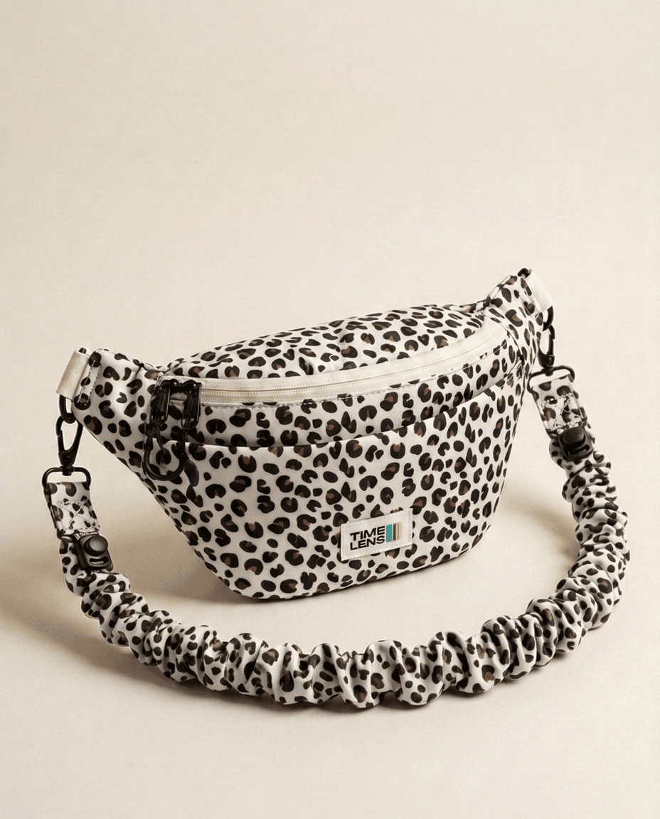 Belt Bag – Cream Leopard - TIMELENS US