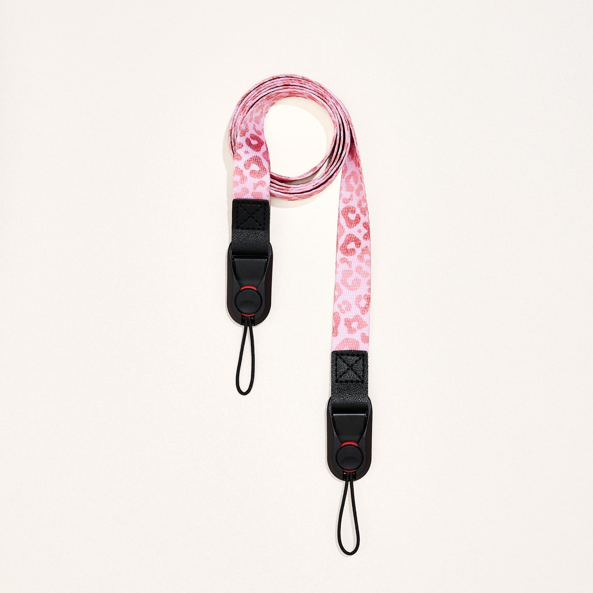 Sangle bandoulière 2 points "Pink Leopard" - TIME LENS - TLS06 - 