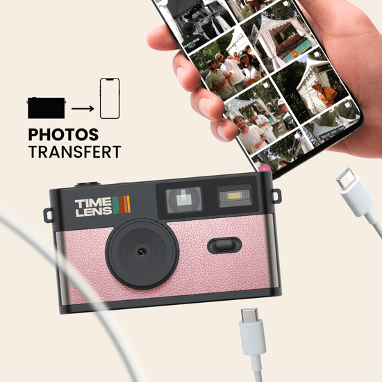 TimeLens® Camera – 80's Pink Gold Pop Edition - TIMELENS US