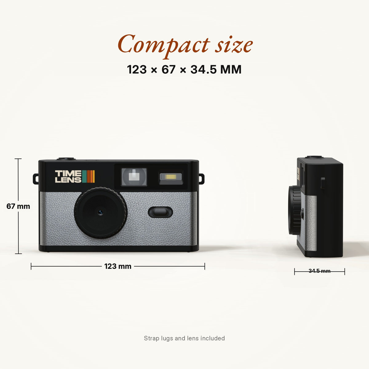 TimeLens® Camera – 80's Silver Pop Edition - TIMELENS US