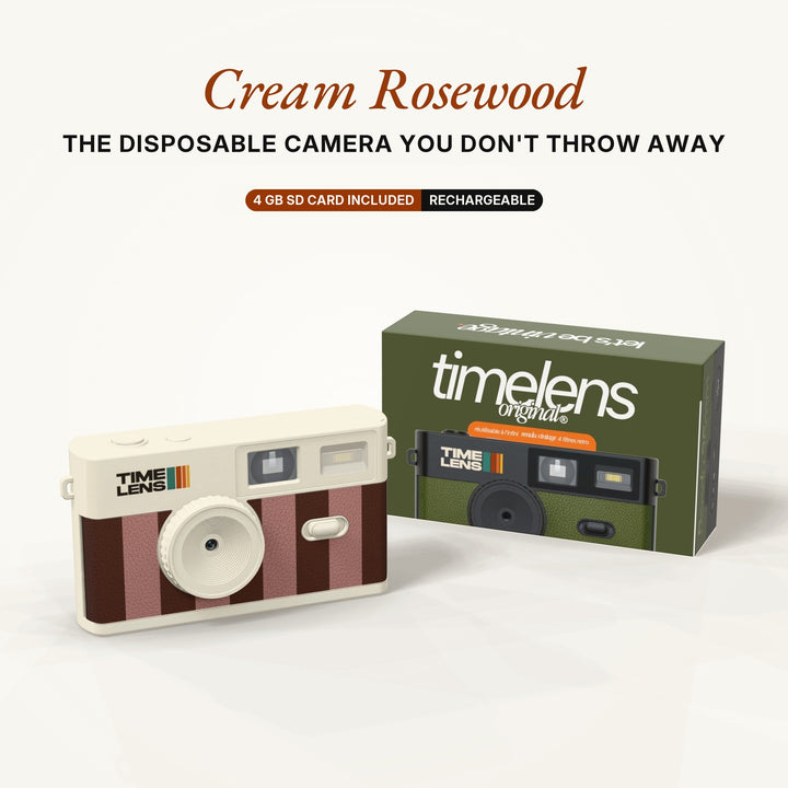 Cámara TimeLens® – Edición Cream Rosewood - TIMELENS US