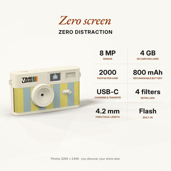 TimeLens® Camera – Cream Sorbet Edition - TIMELENS US