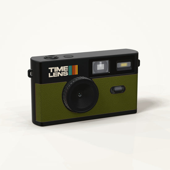 Máquina fotográfica TimeLens® – Edição Khaki Green - TIMELENS US
