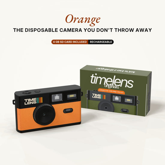 Fotocamera TimeLens® – Edizione Orange - TIMELENS US