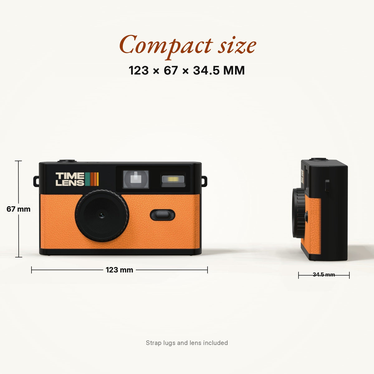 Fotocamera TimeLens® – Edizione Orange - TIMELENS US