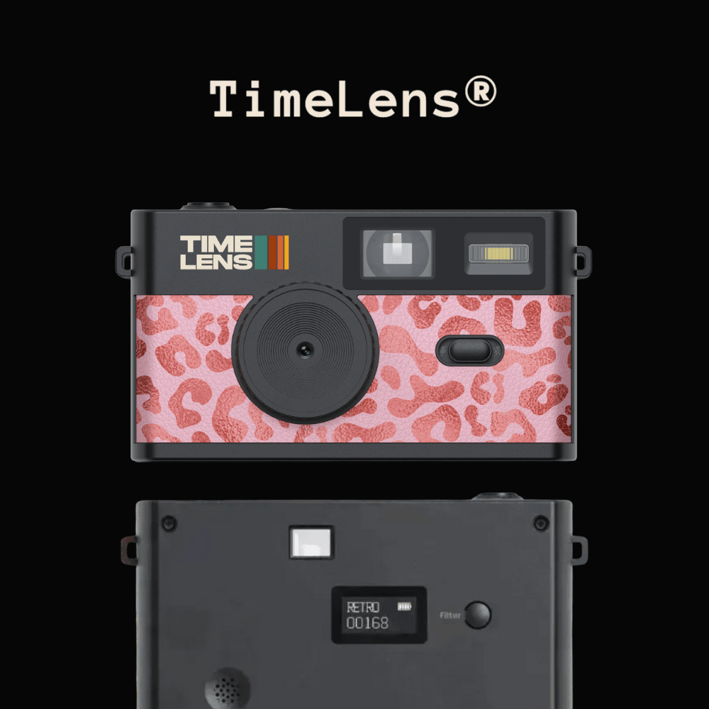 TimeLens® Camera – Pink Leopard Edition - TIMELENS US