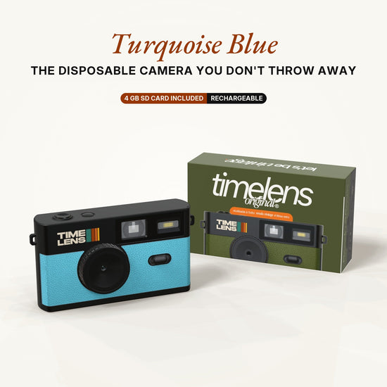 TimeLens® Camera – Turquoise Blue Edition - TIMELENS US