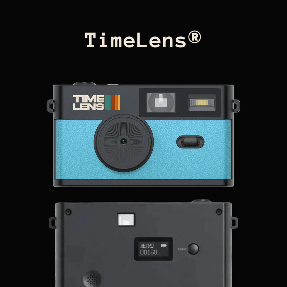 TimeLens® Camera – Turquoise Blue Edition - TIMELENS US