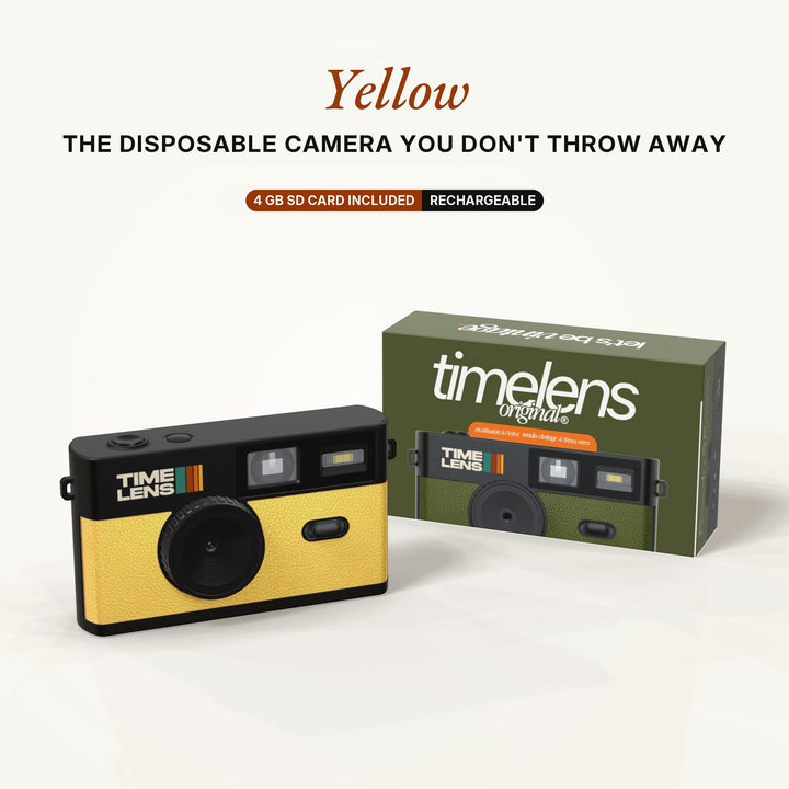 TimeLens® Camera – Yellow Edition - TIMELENS US