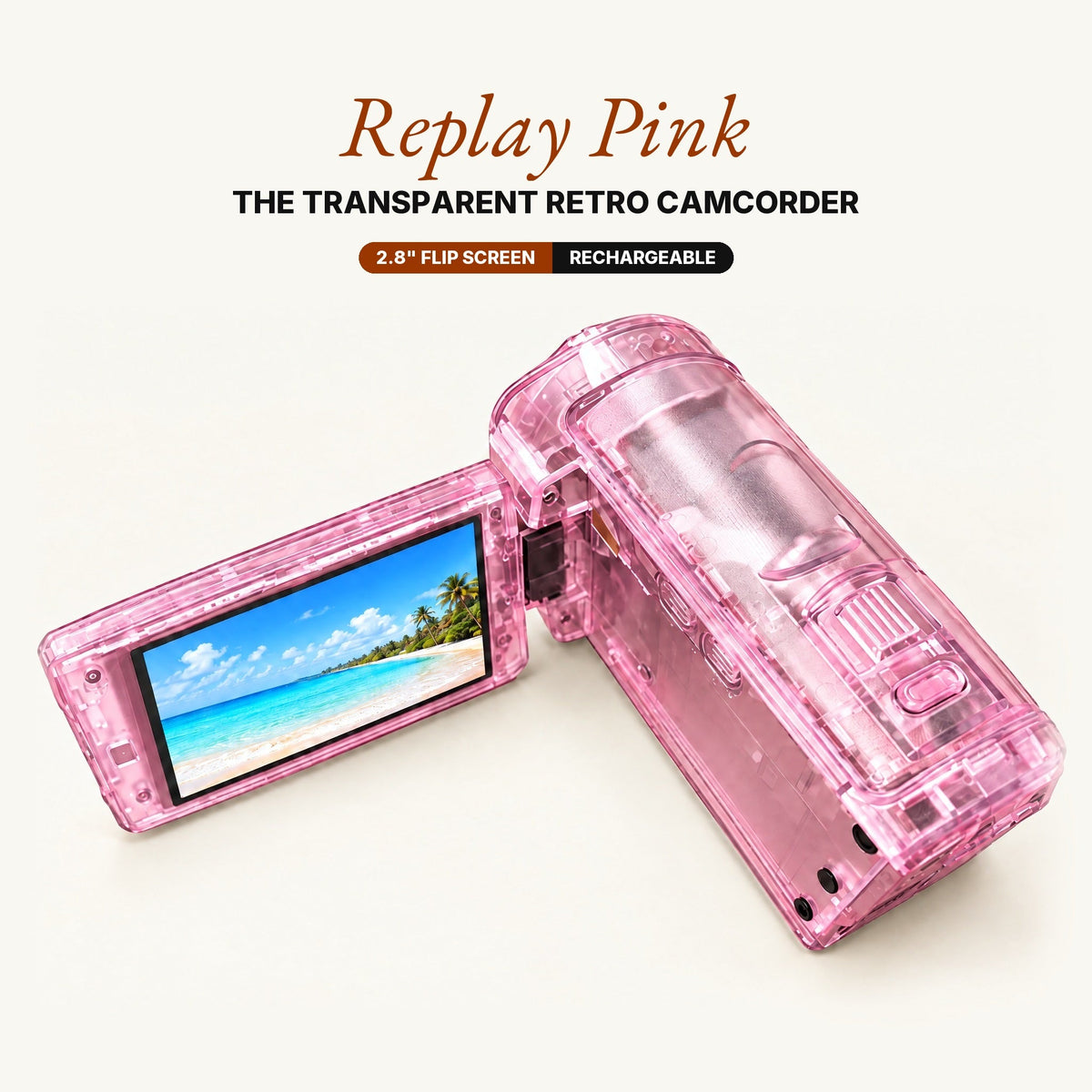 TimeLens® Replay Camcorder – Pink - TIMELENS US