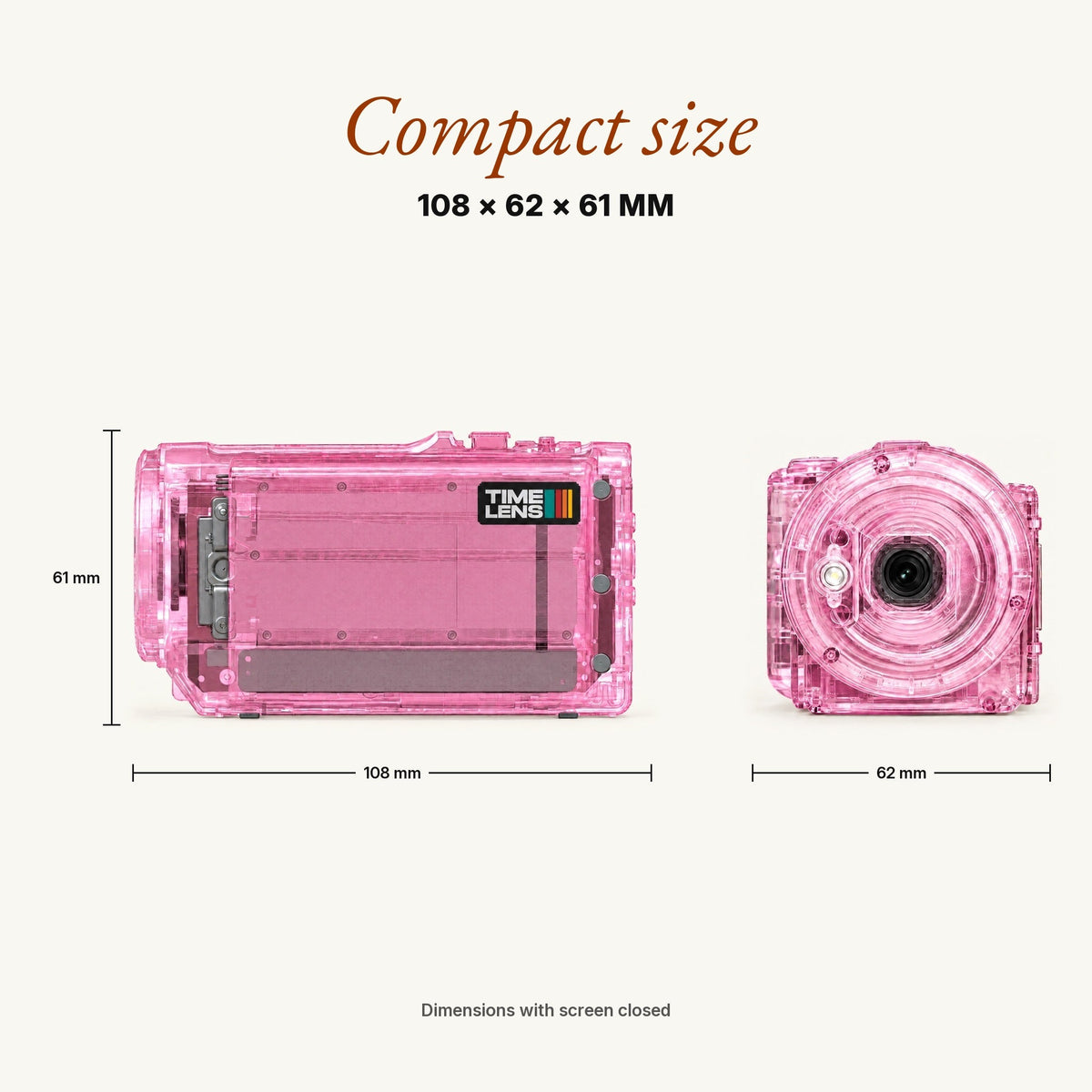 TimeLens® Replay Camcorder – Pink - TIMELENS US