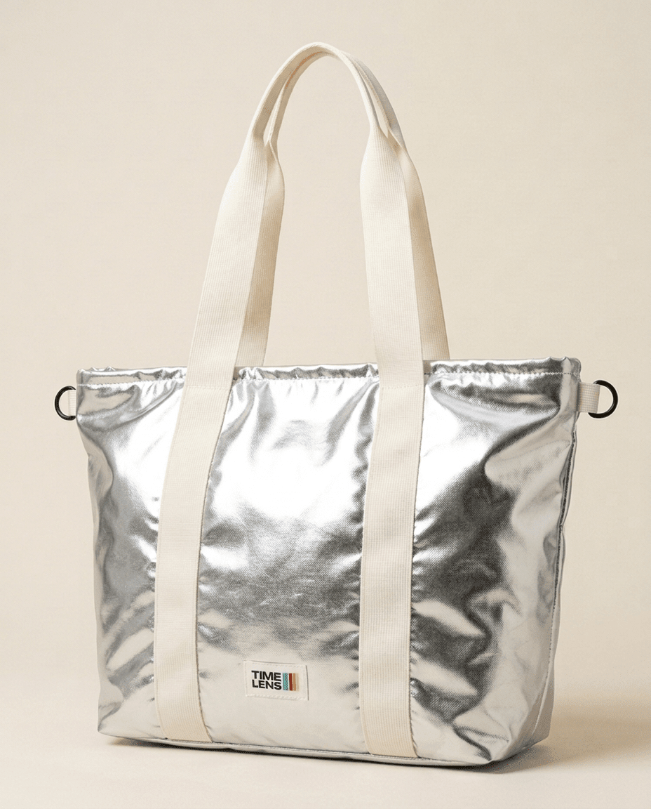 Tote Bag 80's Silver - TIMELENS US