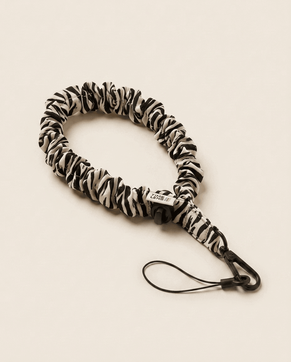 Wrist Strap – Cream Zebra - TIMELENS US