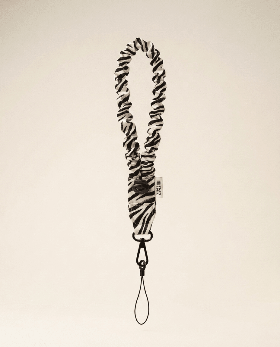Wrist Strap – Cream Zebra - TIMELENS US